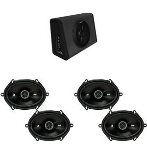 Kicker 11PT250 Powered Enclosure & (2) 43DSC6804 6x8" Bundle - 1 of 4
