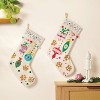 Christmas Craft 2ct Embellished Stocking Decorating Kit - Mondo Llama™ - 2 of 4