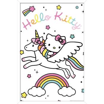 Trends International Hello Kitty - Carnival Unframed Wall Poster Print  White Mounts Bundle 22.375 x 34