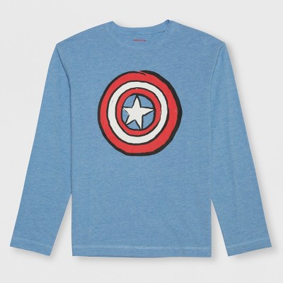 boys captain america shirt