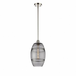 Vaz - 1 Light Stem Hung Mini Pendant In Industrial Style-9.88 Inches Tall and 8 Inches Wide - 1 of 1