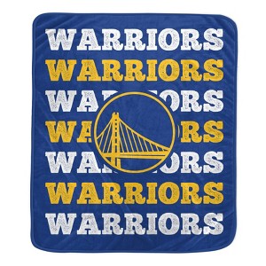 NBA Golden State Warriors Repeat Refresh Ultra Soft Blanket - 1 of 1