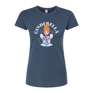 Women's - Disney - Blows A Kiss & Hearts Fitted Graphic T-Shirt - 1 of 3