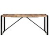 vidaXL Dining Table Natural Wood Solid Acacia wood Large - 2 of 2