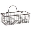 Asst Rustic Bronze Wire Wall Basket Set/2 - 4 of 4
