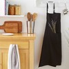 Design Imports  Chef Solid X-Large Apron Black - 2 of 4