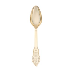 Smarty Had A Party Shiny Baroque Gold Plastic Spoons - 600 pcs - 1 of 4