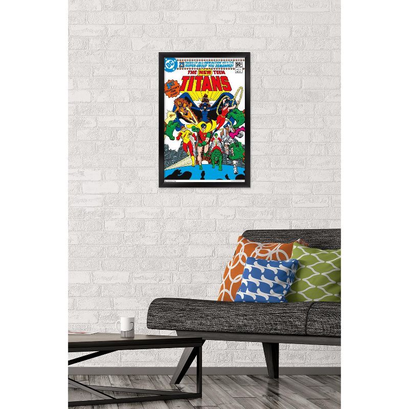 Trends International DC Comics - Teen Titans - The New Teen Titans #1 Framed Wall Poster Prints, 2 of 7