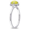 EVERLY JEWELRY | Sterling Sliver 1 CT TGW Yellow Dyed Quartz White Topaz Fashion Ring - 2 of 4