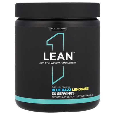 Rule One Proteins Lean™, Non-Stim Weight Management, Blue Razz Lemonade, 6.35 oz (180 g)