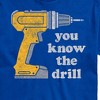 Men's - Instant Message - You Know The Drill Short Sleeve Graphic T-Shirt - 2 of 4