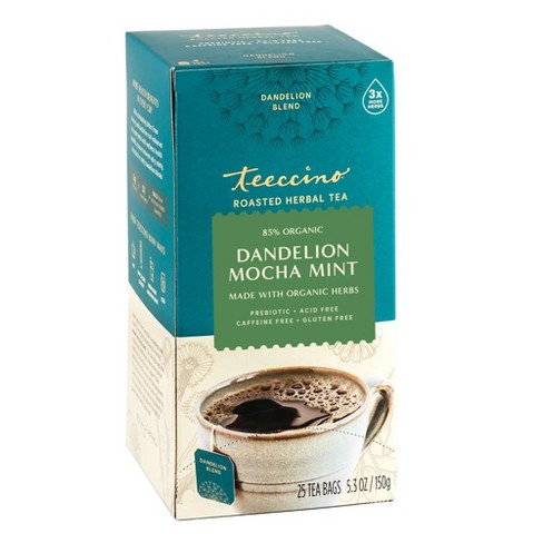 Teeccino Dandelion Mocha Mint Roasted Herbal Tea - image 1 of 4