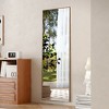 Racxily Solid Wood Frame Full-length Mirror, Dressing Mirror, Bedroom Home Porch, Decorative Mirror, Floor Mounted Large Mirror - 2 of 4