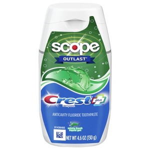 Crest Complete Plus Scope Outlast Liquid Gel Toothpaste 4.6 oz - 1 of 3