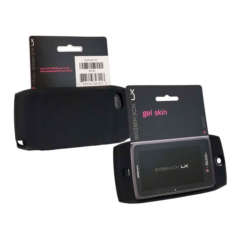 T-Mobile Gel Skin Silicone Case for Sidekick LX - Black, 3 of 4