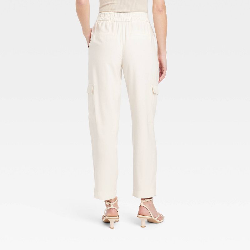  Women's High-Rise Ankle Cargo Pants - A New Day™, 3 of 12