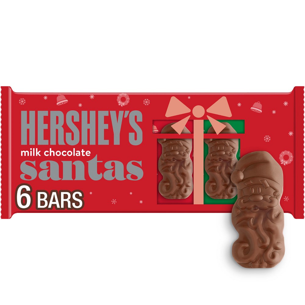 UPC 034000227372 product image for Hershey's Christmas Milk Chocolate Santas Candy - 1.2oz/6ct | upcitemdb.com