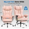 COMHOMA Desk Office Chair 400LBS, Big and Tall Computer Chair, Wide Ergonomic Chair with Footrest - 2 of 4