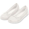 Collections Etc Lazer Cut-Out Comfortable Cushioned Shoes - 3 of 4