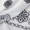 RT Designers Collection Coby Embroidered Stylish Shower Curtain 70" x 72" Black - 3 of 4