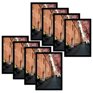 Golden State Art 13x19 Poster Wood Picture Frame 0.75 Inch Thickness for 13x19 Picture - Pack of 8 - 1 of 4