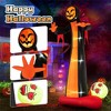 NAYSAYE Inflatable Holiday Decoration Giant Grim Reaper Outdoor Display for Halloween Yard, Multicolor, 72"*55.2"*144" - 4 of 4