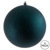 Vickerman Midnight Green Ball Ornament - 3 of 4