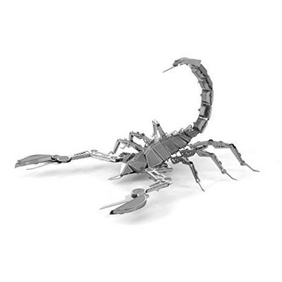 Metal Earth Scorpion 3D Metal Model Kit, Arthropods Series, Moderate Difficulty, 1 Sheet