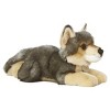 Aurora Medium Wolf Miyoni Realistic Stuffed Animal Gray 11" - 3 of 4