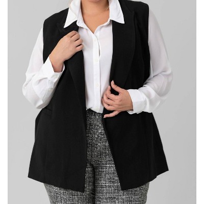 Women's VEST WITH BELT - mat fashion