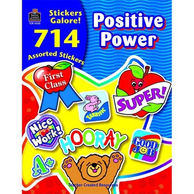 Teacher Created Resources Positive Power Sticker Book, set of 714
