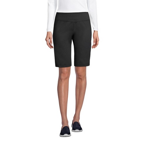 Lands' End Women's Petite Active Relaxed Shorts - X-Small - Black