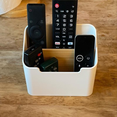 Zodaca Remote Control Holder, Desk Storage Organizer Container for Home &  Office