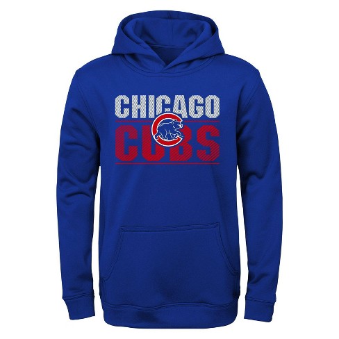 Mlb Chicago Cubs Boys' Poly Hooded Sweatshirt : Target