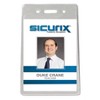 SICURIX Proximity Badge Holders, Vertical, Clear, Pack of 50 - 2 of 4