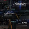 BlackArc Dusk To Destiny Gaming Desk Black/Red: Tempered Glass, Corner Shape, Sliding Tray - 2 of 4