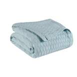 Diamond Weave All-Season Bedding Cotton Blanket Bedding Set by Blue Nile Mills
