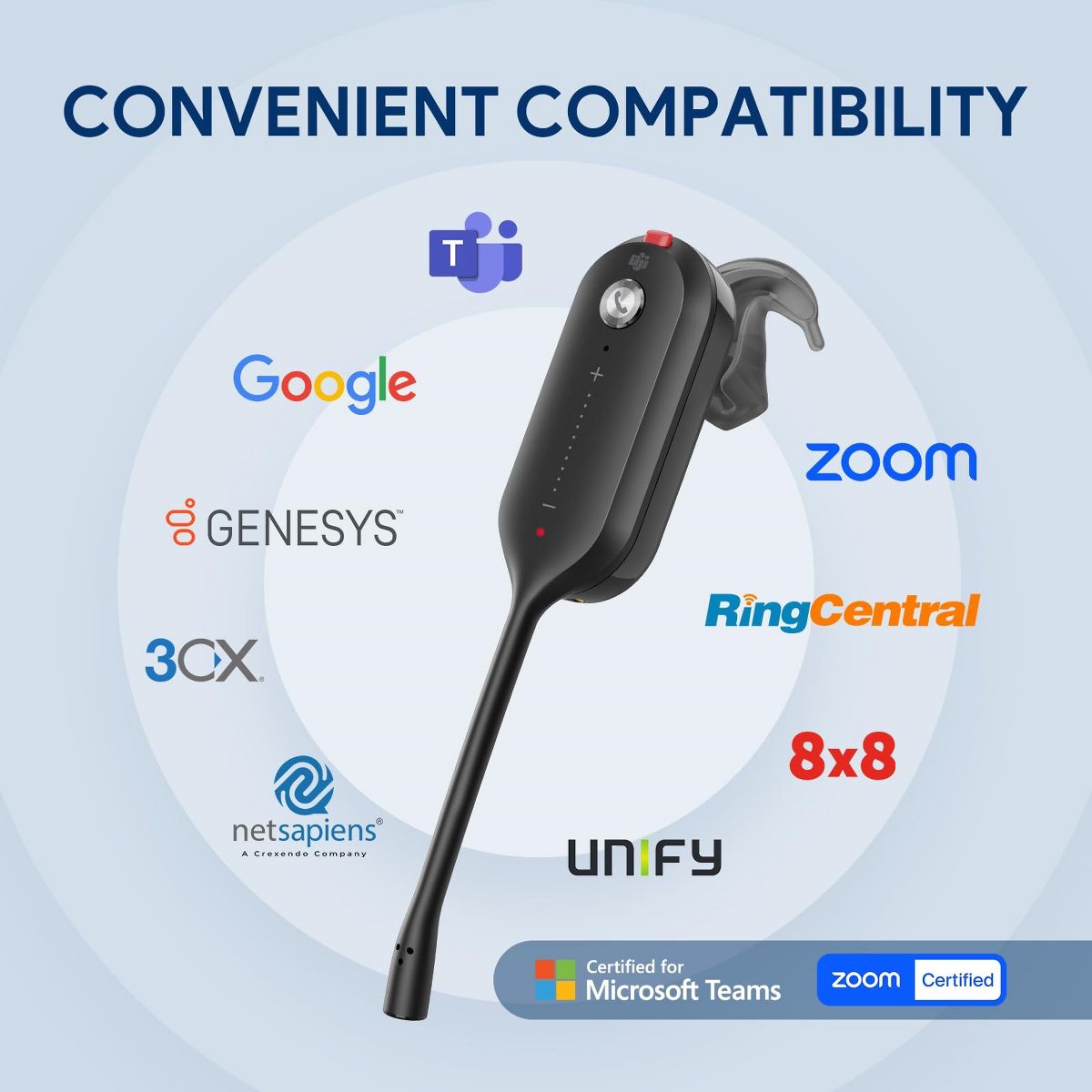Yealink WH63 E2 Convertible DECT Wireless Headset - thumbnail 5