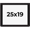 PosterPalooza | Modern Shadow Box 1" Depth Black Picture Frame - UV Acrylic, Backing Board, Hanging Hardware - 2 of 4