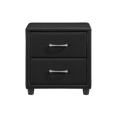 NicBex Nightstand with 2 Drawers,1pc Side Table with  Multi-colored and Finish and Pulls,Bedside Table for Bedroom,Living Room