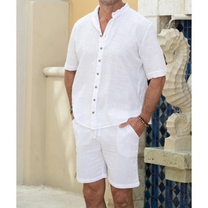 Men's Leonardo Shorts - Cotton Natural - 1 of 4
