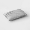 Lumbar Cotton Jersey Quilted Puff Toss Throw Pillow - Room Essentials™ - 3 of 4