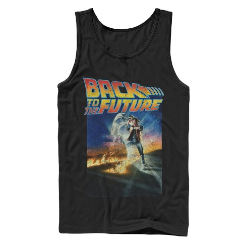 Men's Back to the Future Retro Marty McFly Poster Tank Top - image 1 of 4