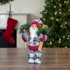 Northlight Standing Nordic Santa with Skis Christmas Figure - 12" - 2 of 4