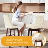 Hyleory 29.5'' Solid Wood Swivel Bar Stool(Set of 2) - 2 of 4