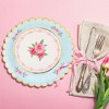 Sparkle and Bash 48 Pack Scallop Disposable Paper Plates 7 Inches - with Foil Accents, 6 Design Assorted - 3 of 4
