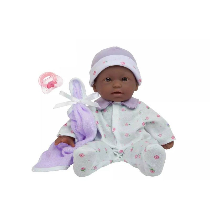 JC Toys La Baby 11&#34; Baby Doll - Purple Outfit, 1 of 8