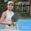 Aukfa Thermoformed Pickleball Paddle – Gold Titanium Wire Texture, 16mm PP Honeycomb Core, Fabric Surface,Multicolor - 2 of 4