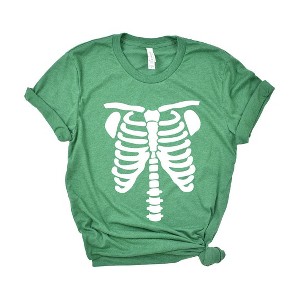 Simply Sage Market Women's Skeleton Short Sleeve Graphic Tee - 1 of 4