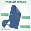 Unique Bargains Self Adhesive Waterproof Durable Fabric Textured Repair Patches 3 Pcs - 2 of 4